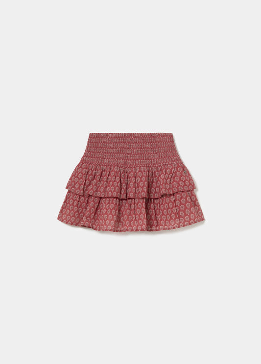 Falda volantes indio