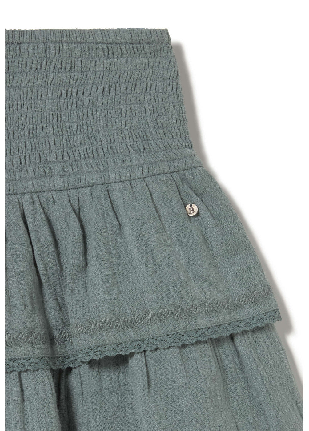 Falda volantes romántica