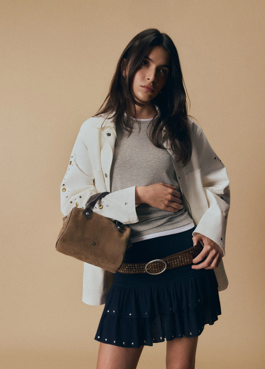 Falda volantes tachitas