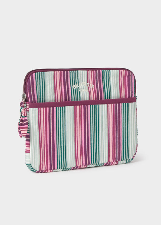 Funda ipad estampado rayas