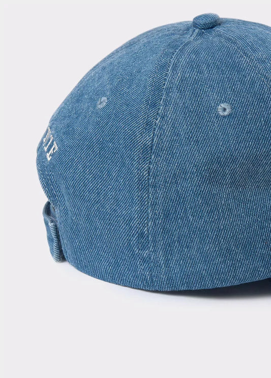 Gorra denim bordada