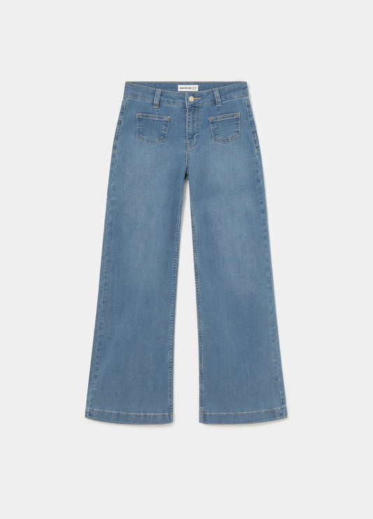 Jeans bolsillo parche