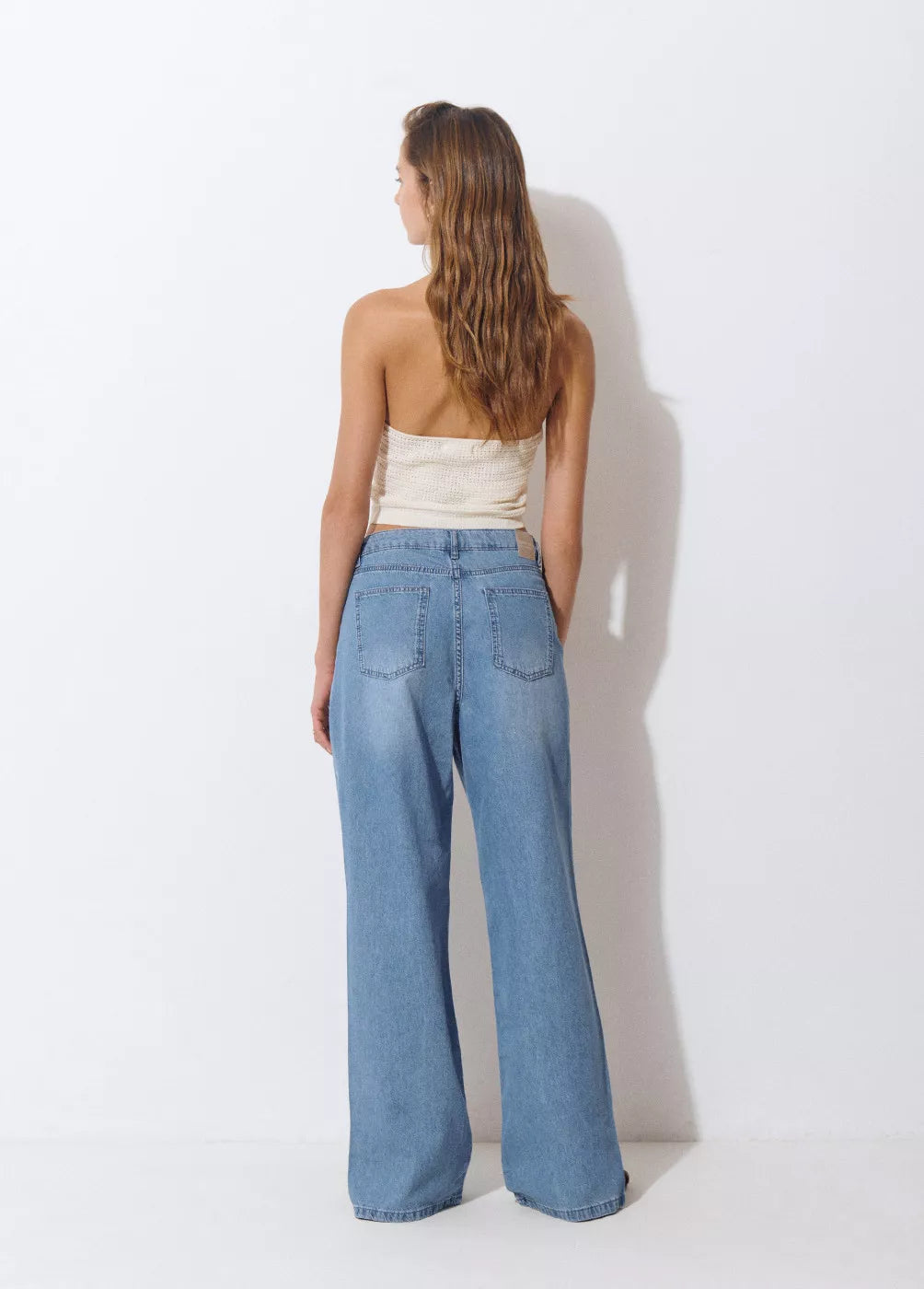 Jeans culotte aperturas