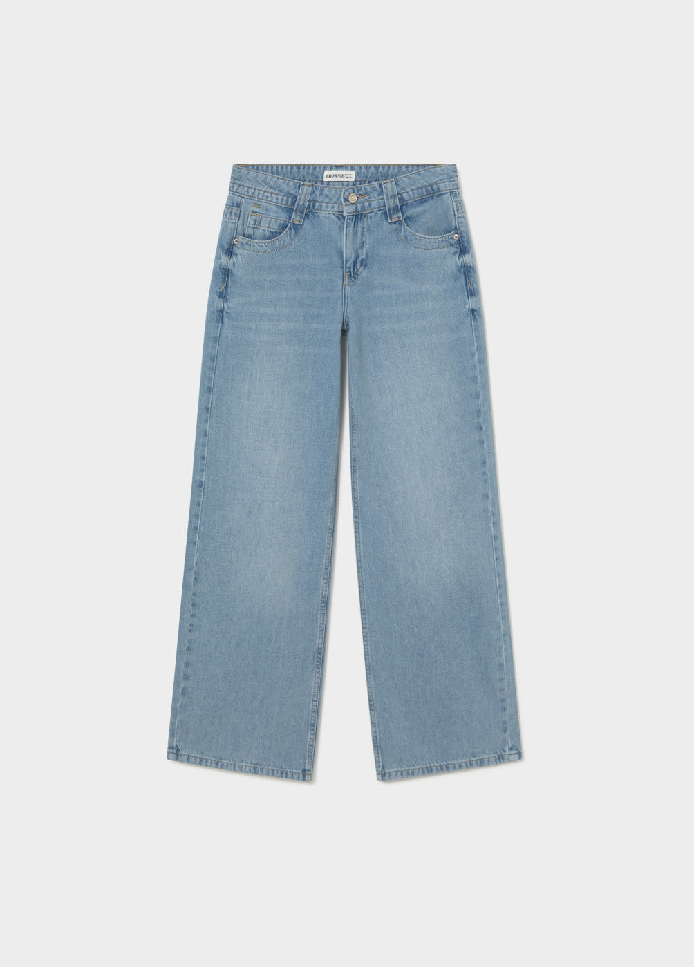 Jeans relaxed cintura ancha