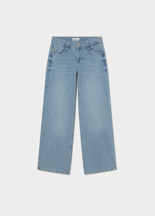 Jeans relaxed cintura ancha
