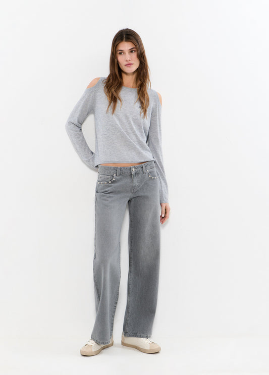 Jersey apertura hombros alas espalda