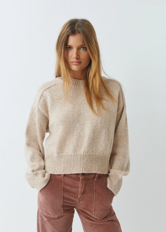 Jersey básico jaspeado