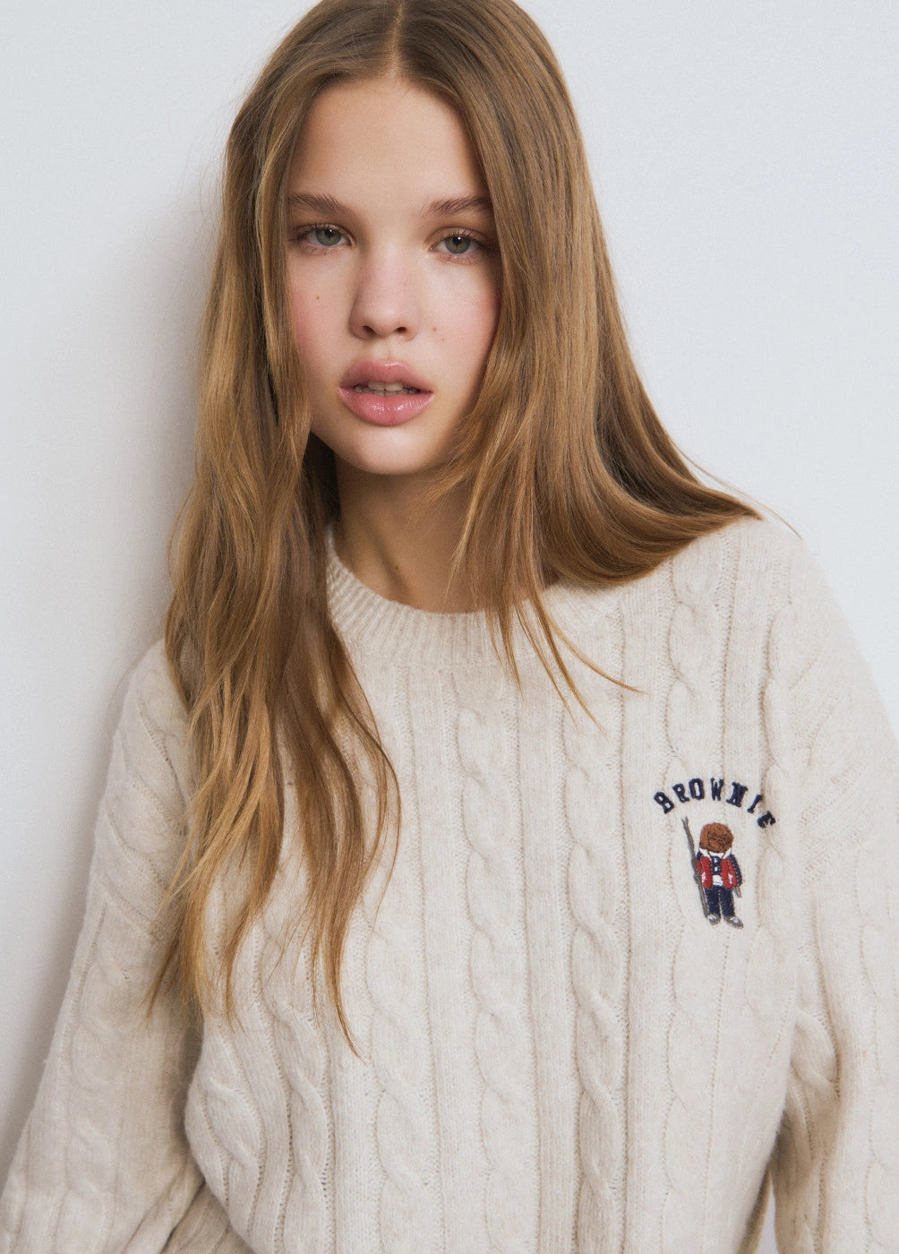 Jersey bordado ski trenzas