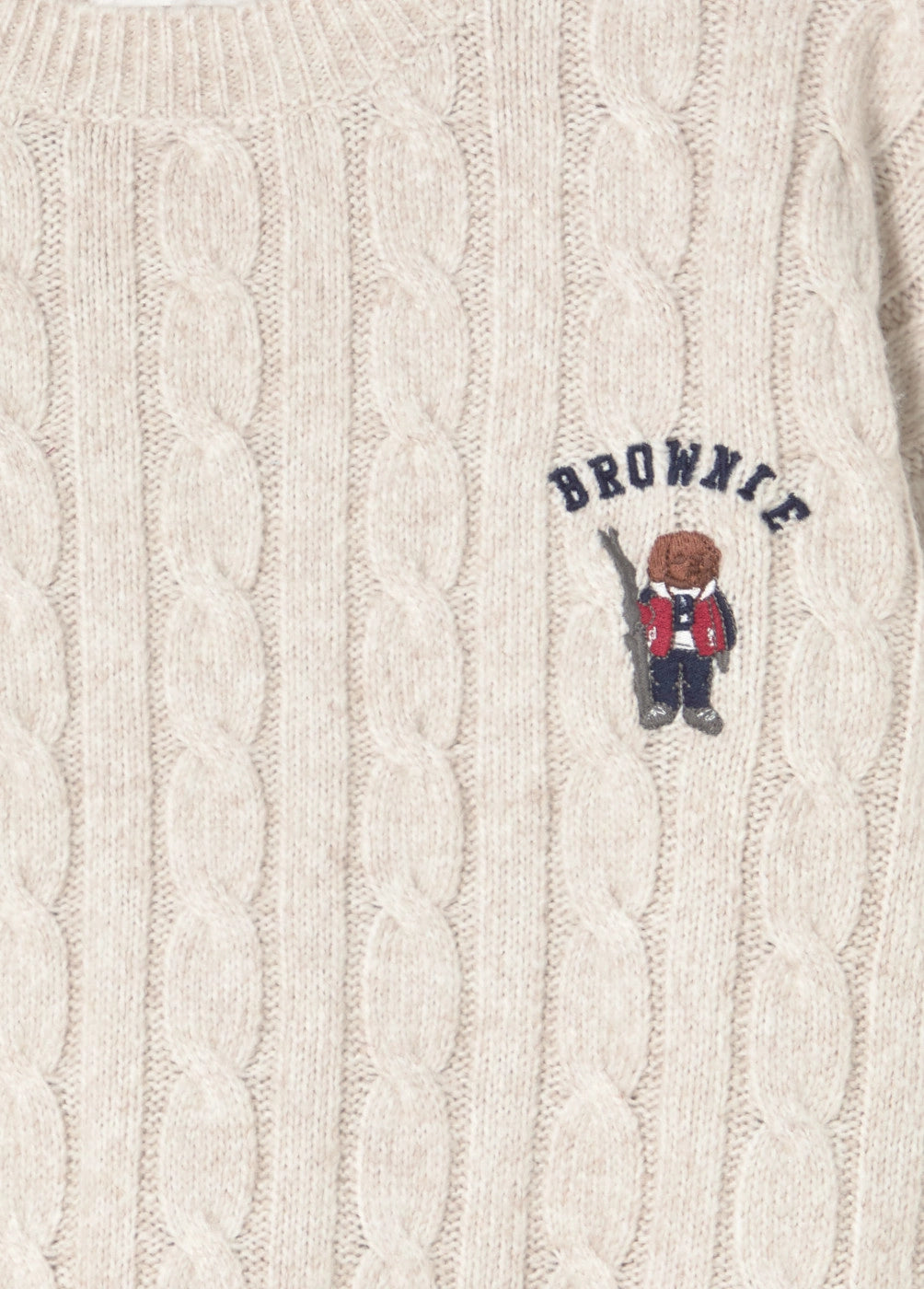 Jersey bordado ski trenzas