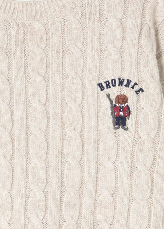 Jersey bordado ski trenzas