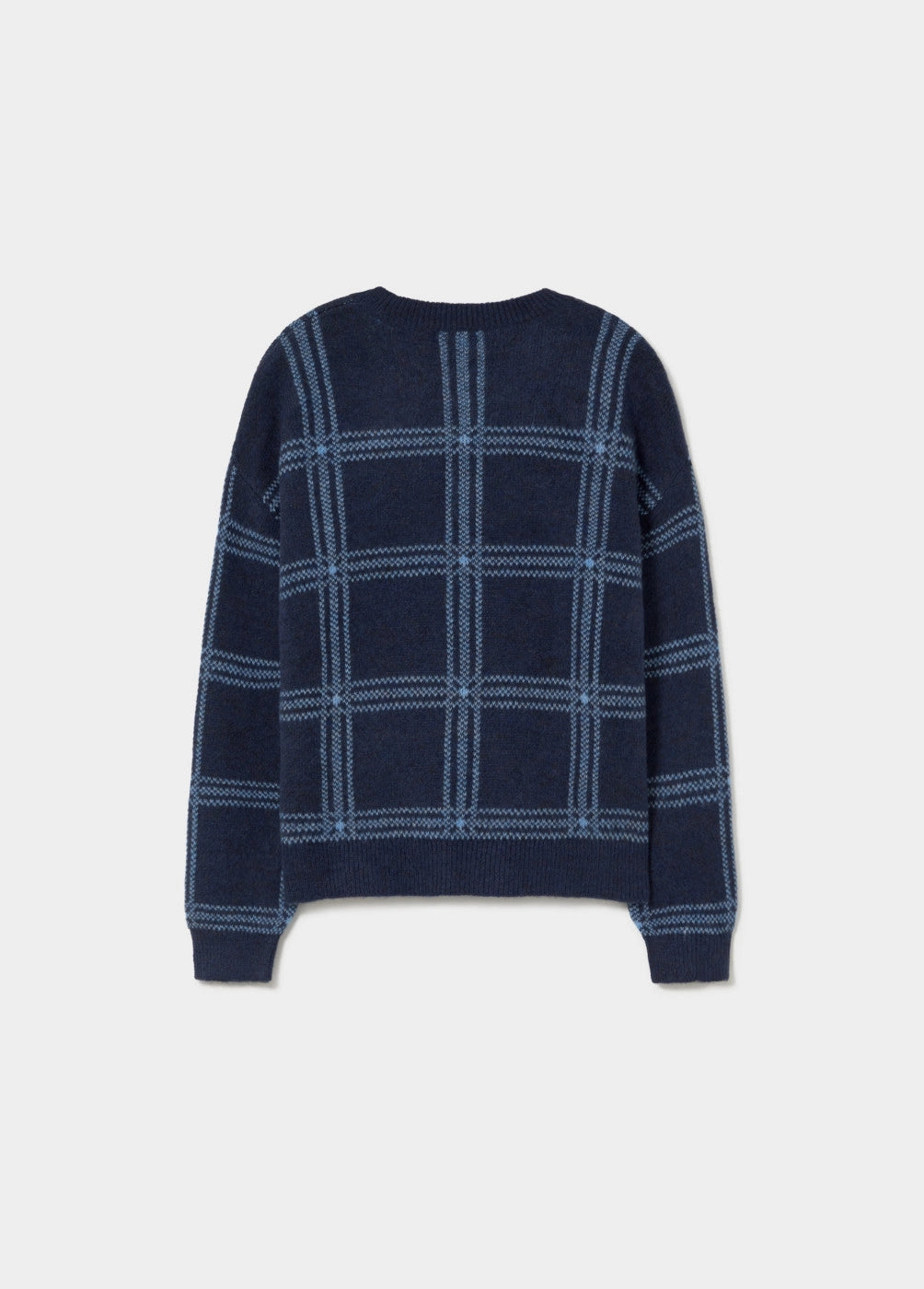Jersey cuadros azul