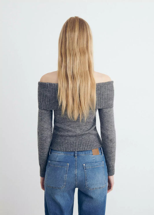 Jersey escote hombros