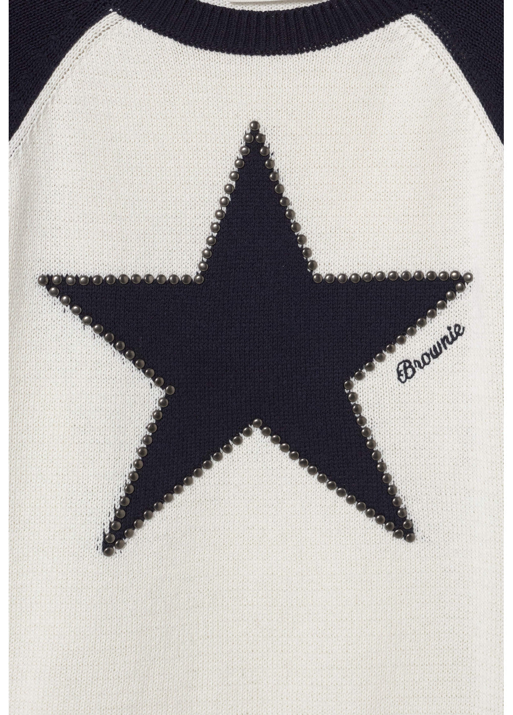 Jersey estrella tachuelas manga ranglán