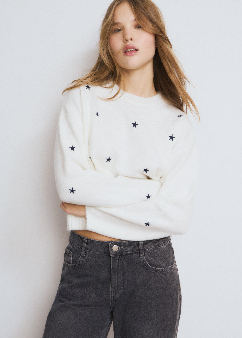 Jersey estrellas bordadas