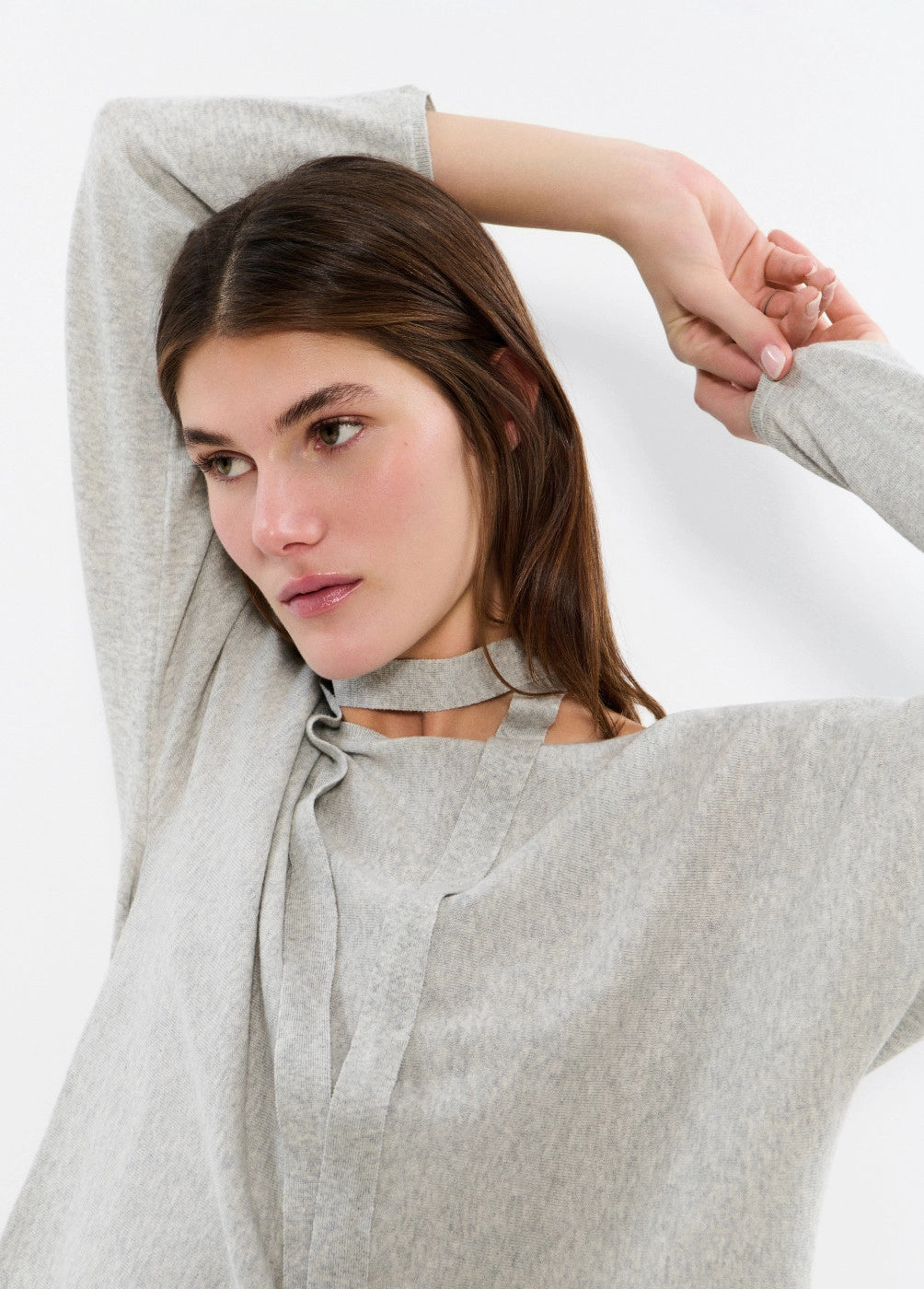 Jersey hombro caido chocker