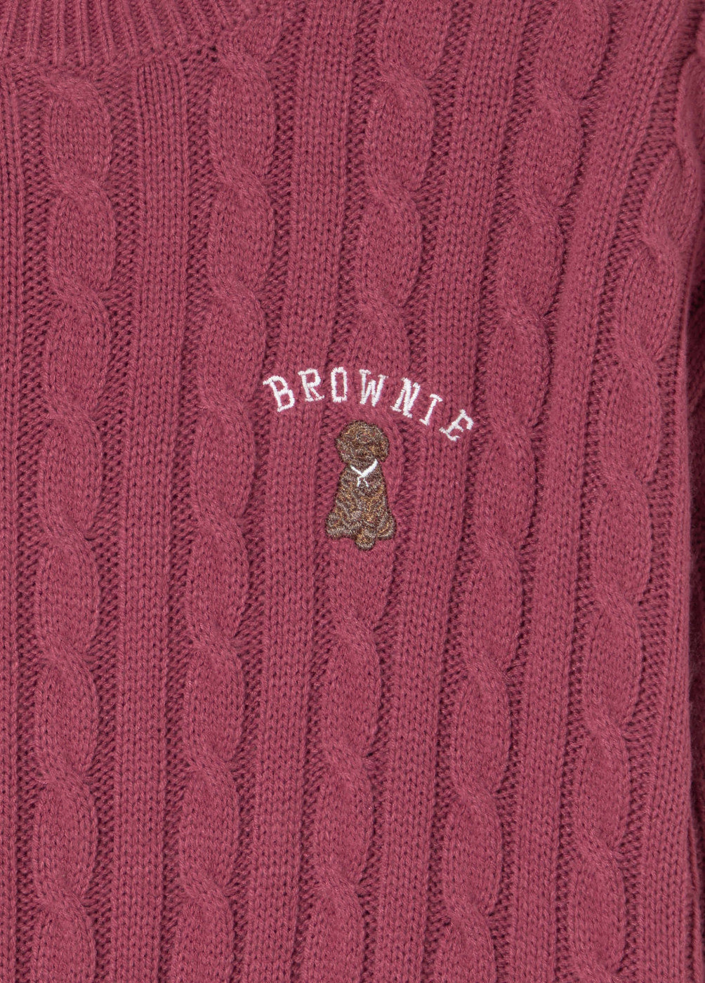 Jersey trenzas bordado perrito