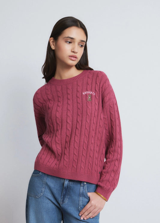 Jersey trenzas bordado perrito