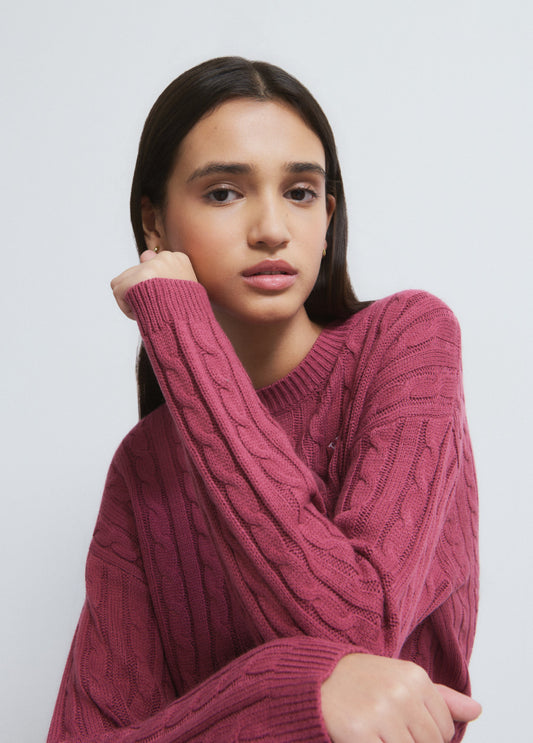 Jersey trenzas bordado perrito