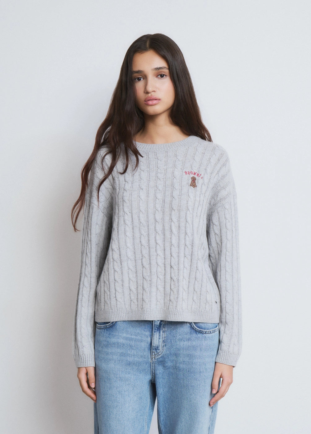 Jersey trenzas bordado perrito