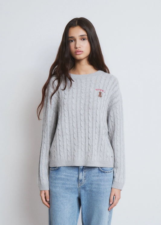 Jersey trenzas bordado perrito