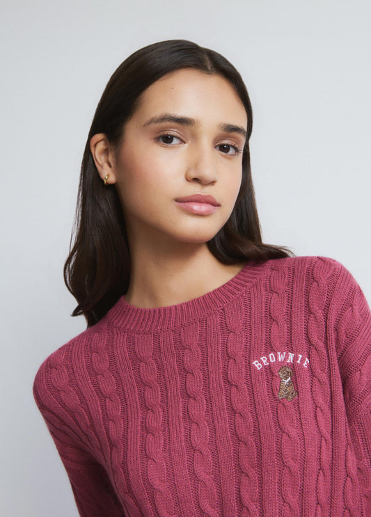 Jersey trenzas bordado perrito