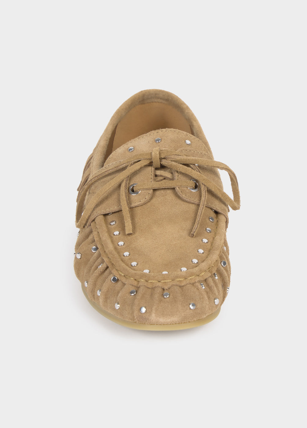 Mocasín flecos cuero