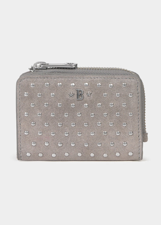 Monedero tachitas cuero