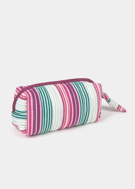 Neceser pequeño rayas