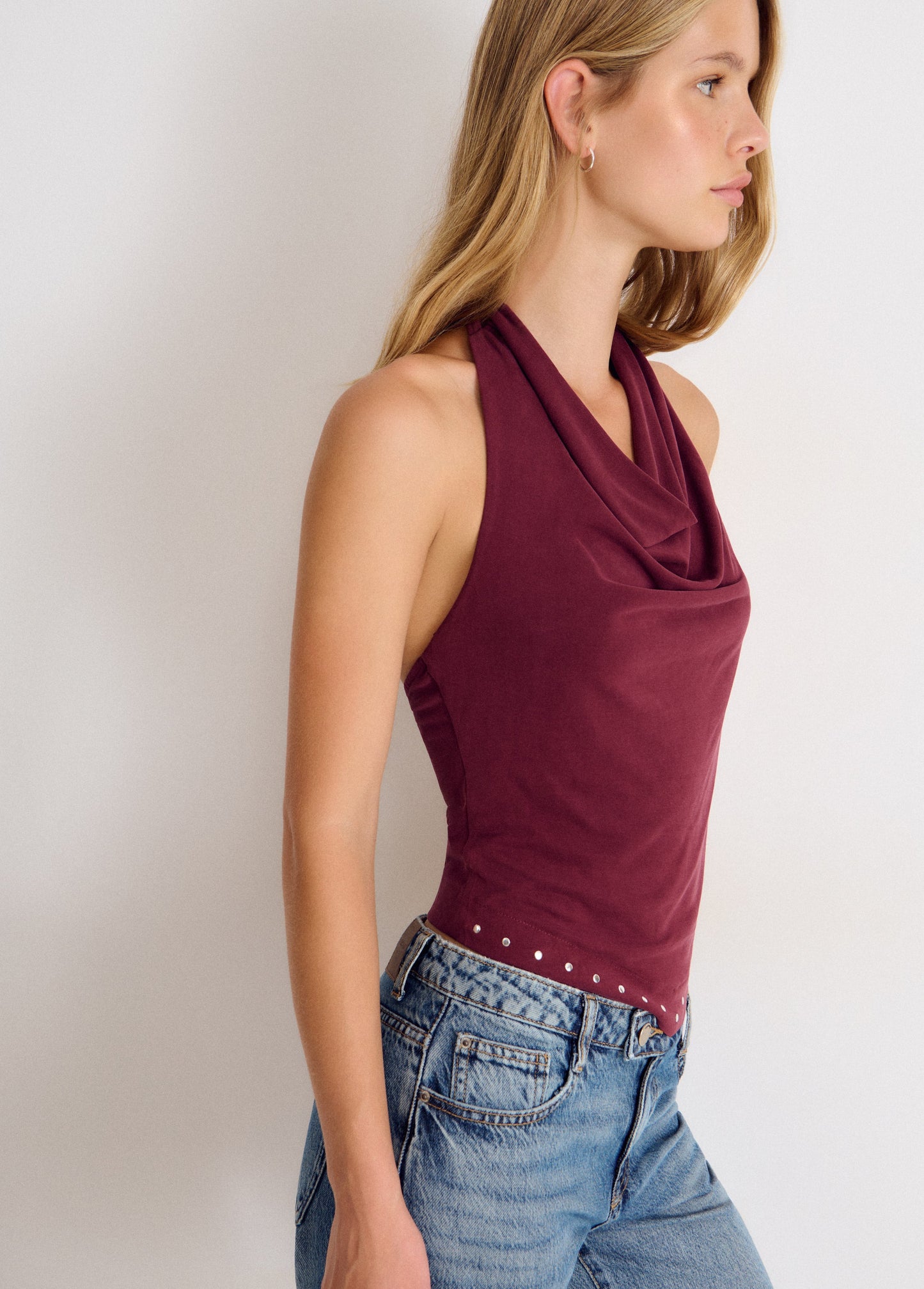 Top halter tachas