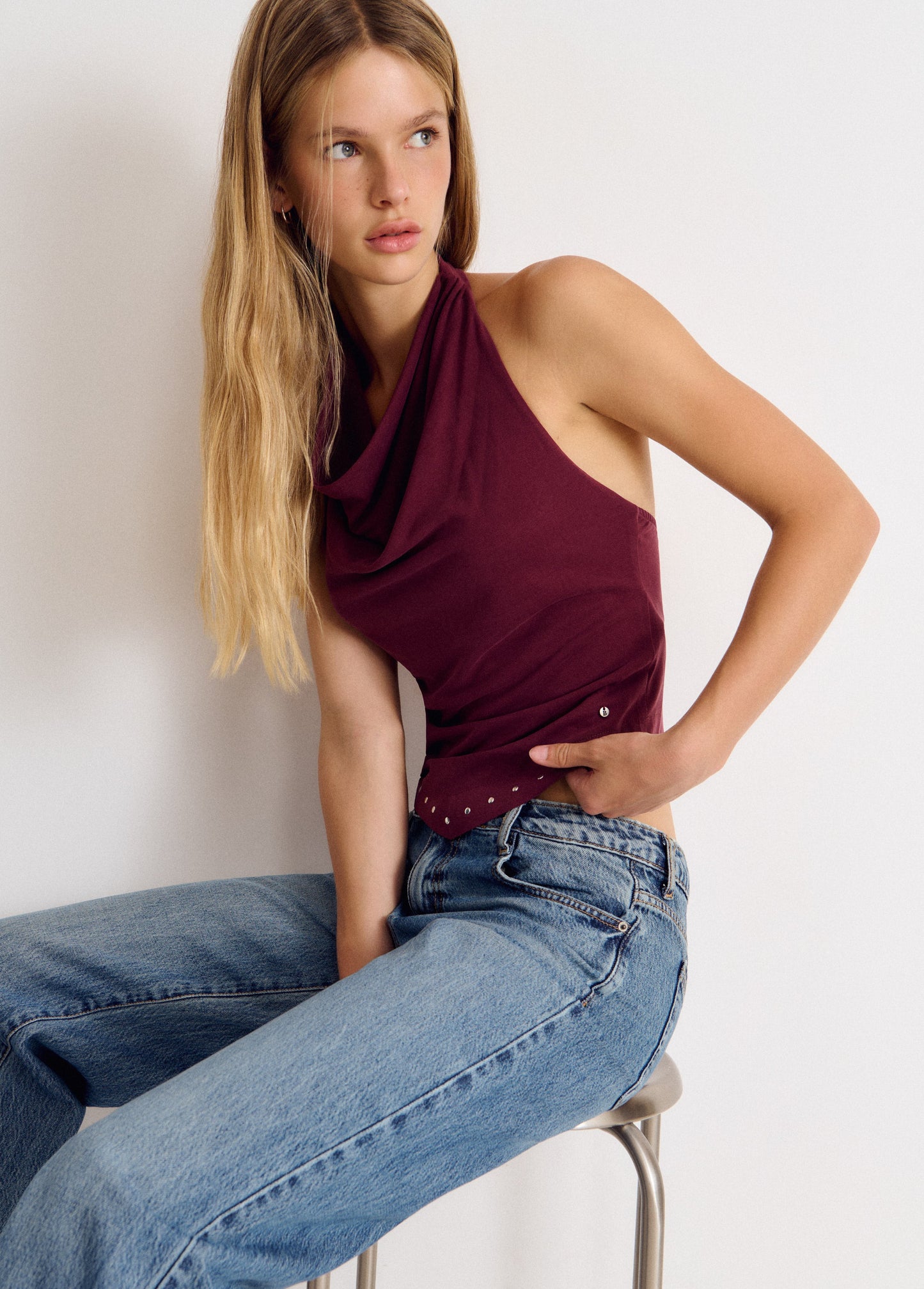 Top halter tachas