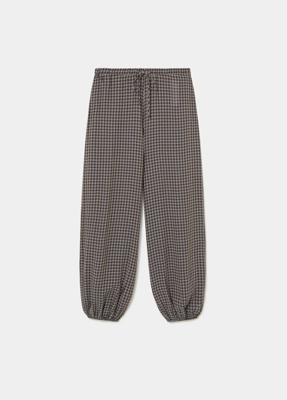 Pantalón bombacho de cuadros