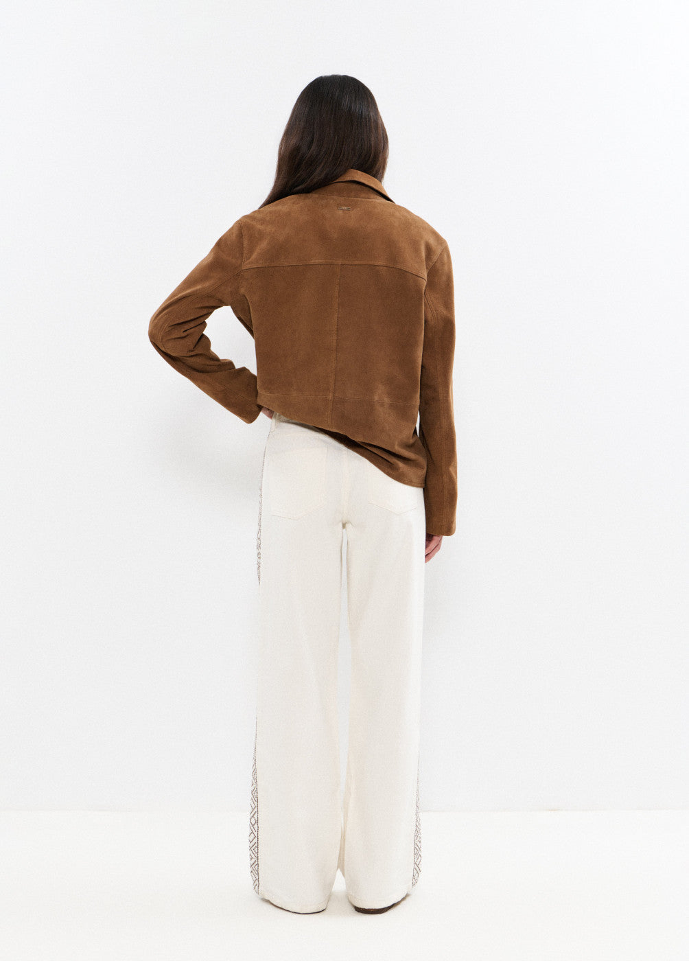 Pantalón bordados lateral