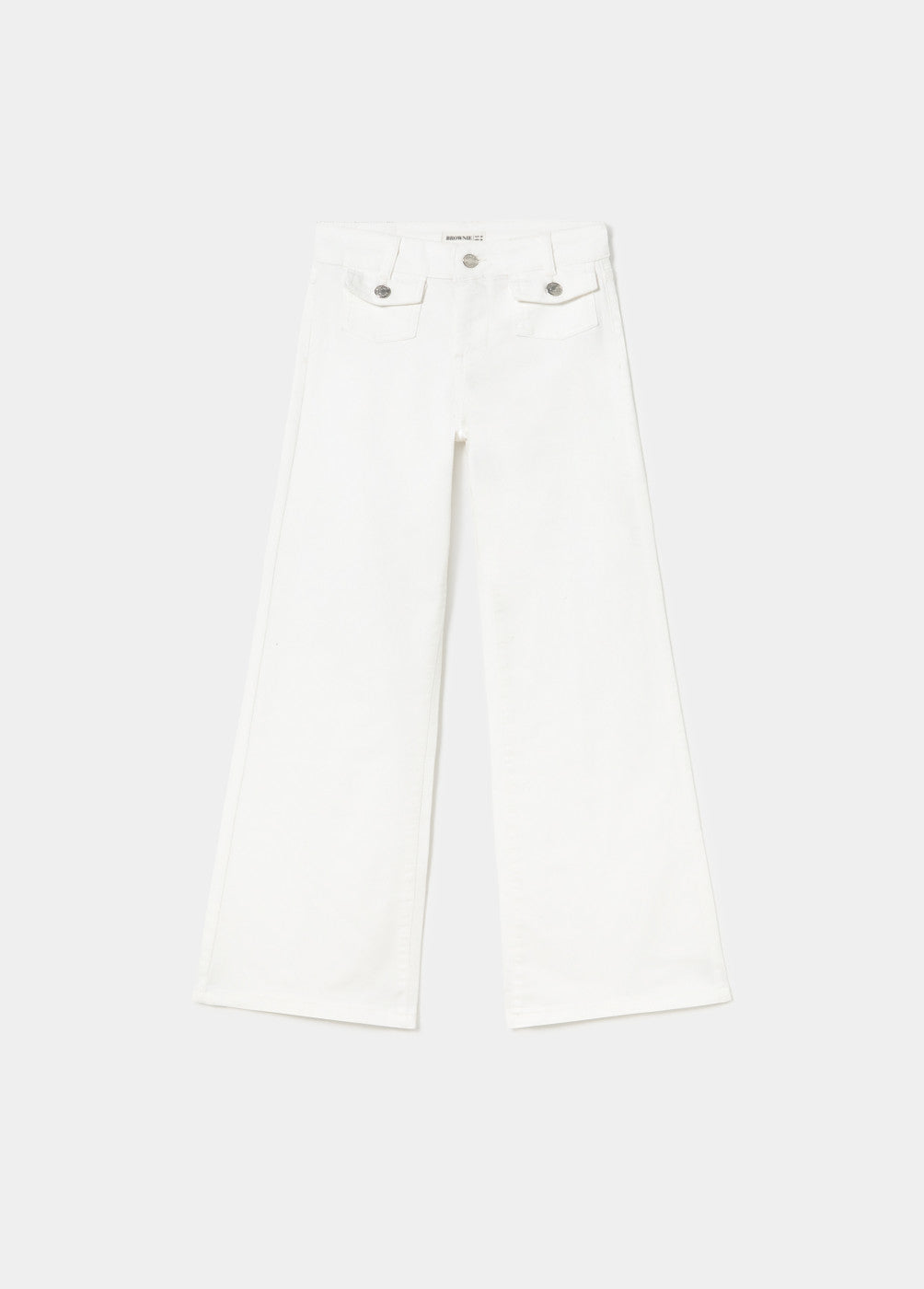 Pantalon campana bolsillos frontales