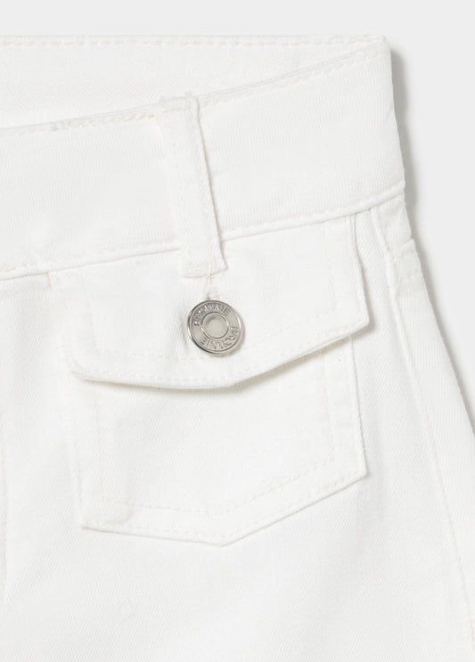 Pantalon campana bolsillos frontales