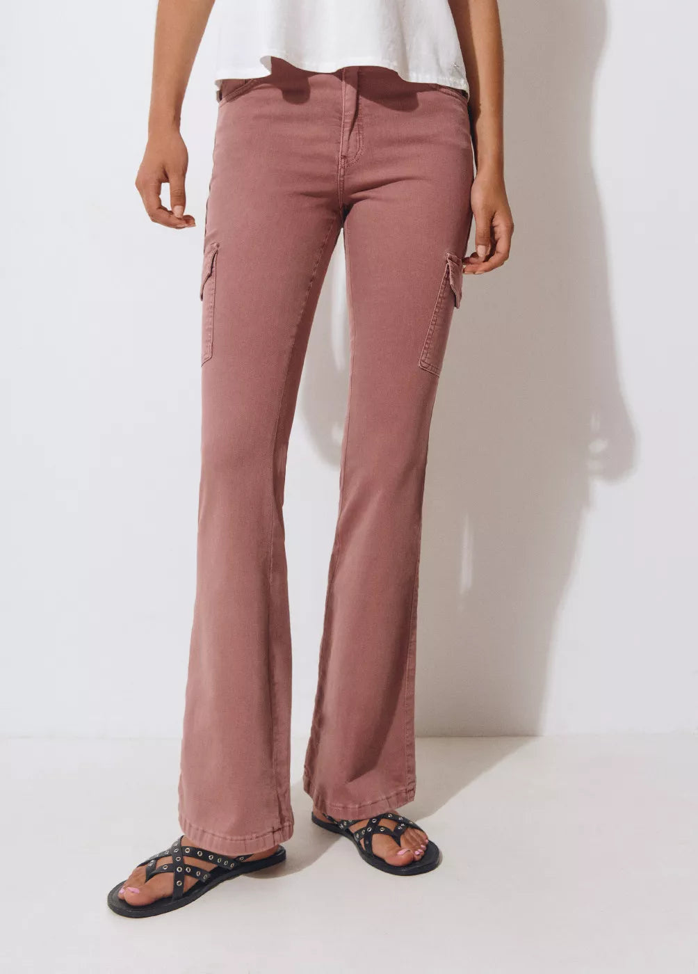 Pantalon campana cargo Brownie MX