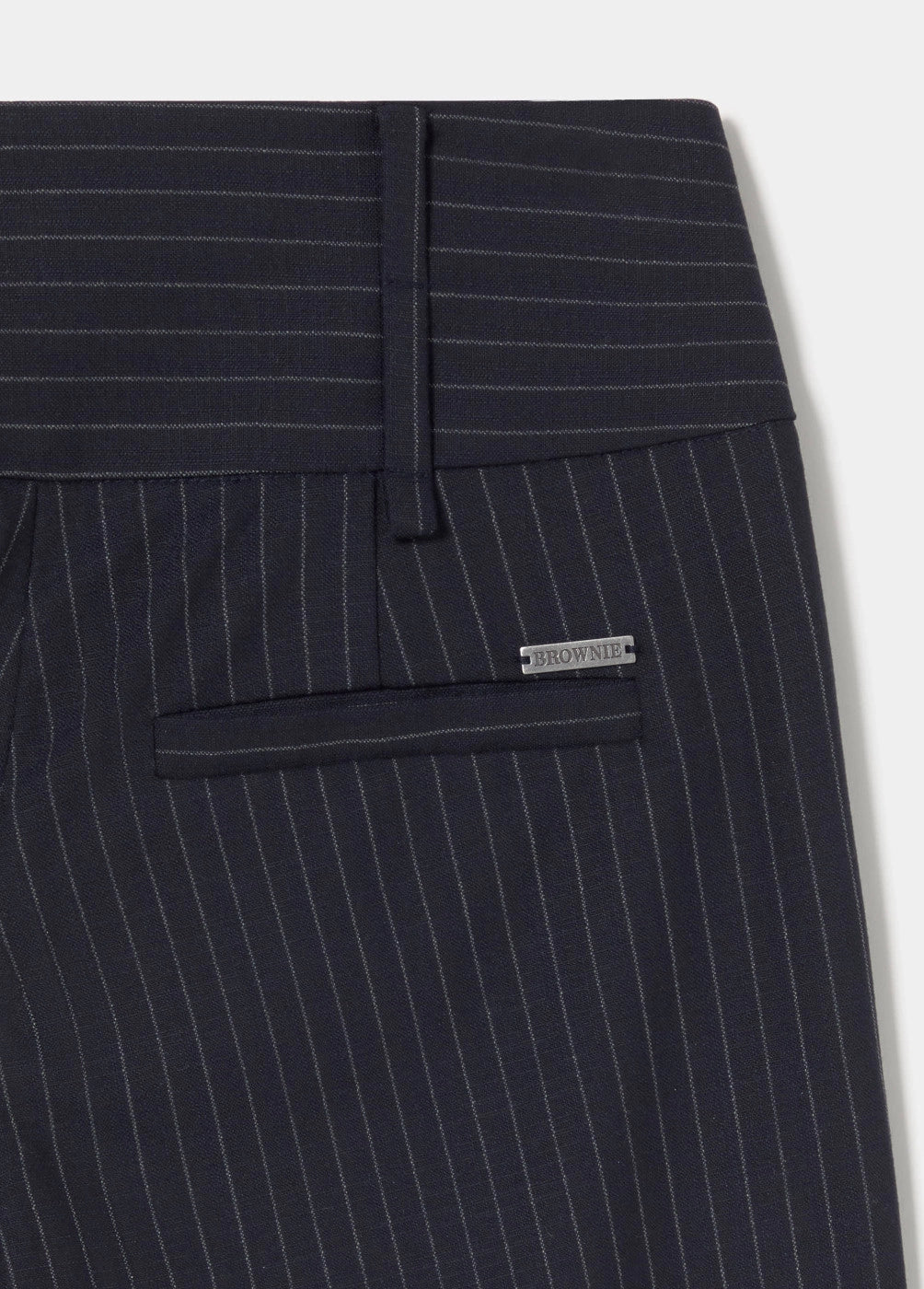 Pantalón cintura ancha rayas