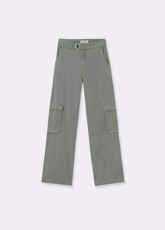 Pantalón cinturón doble cargo