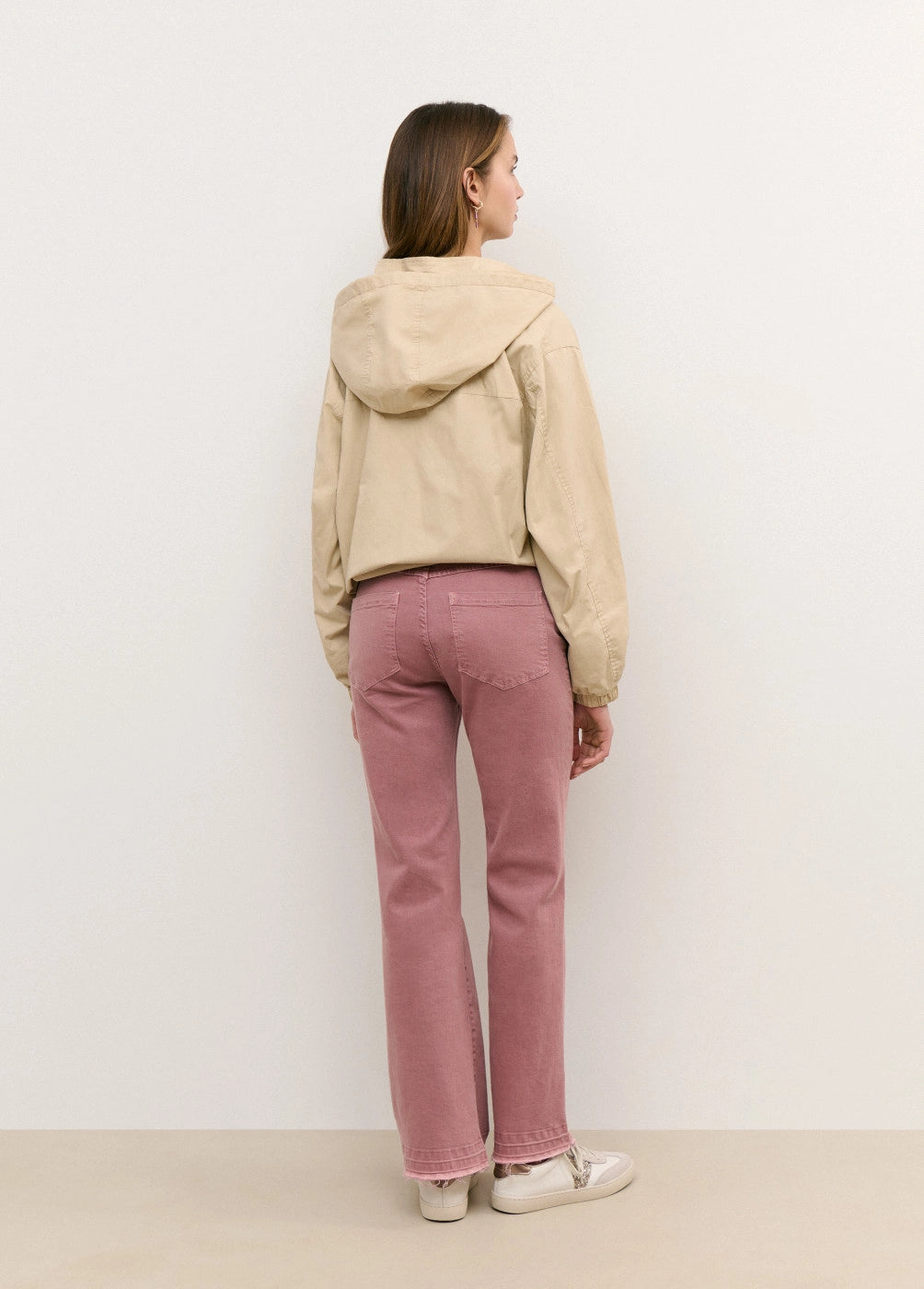 Pantalón culotte botones frontales