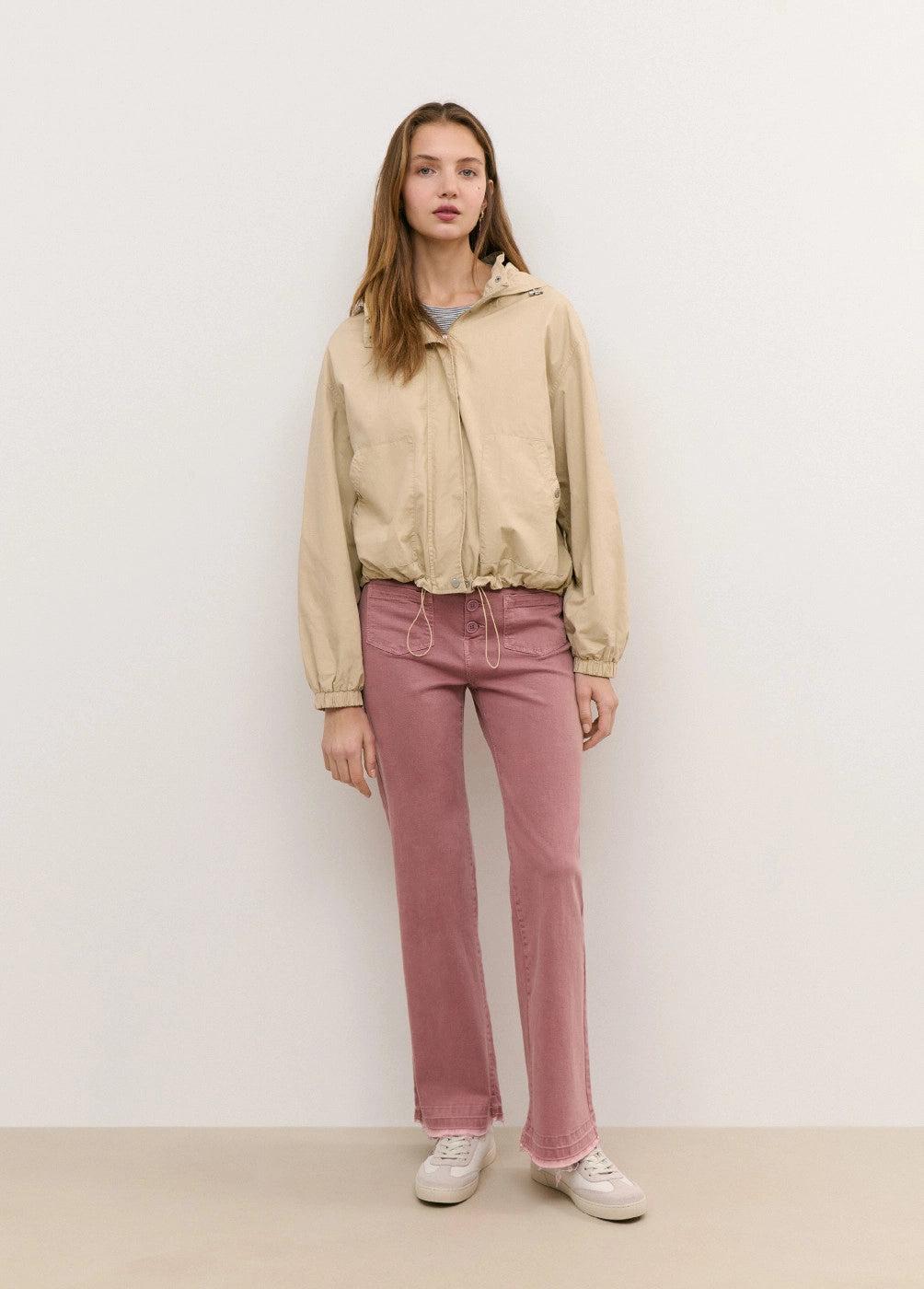 Pantalón culotte botones frontales