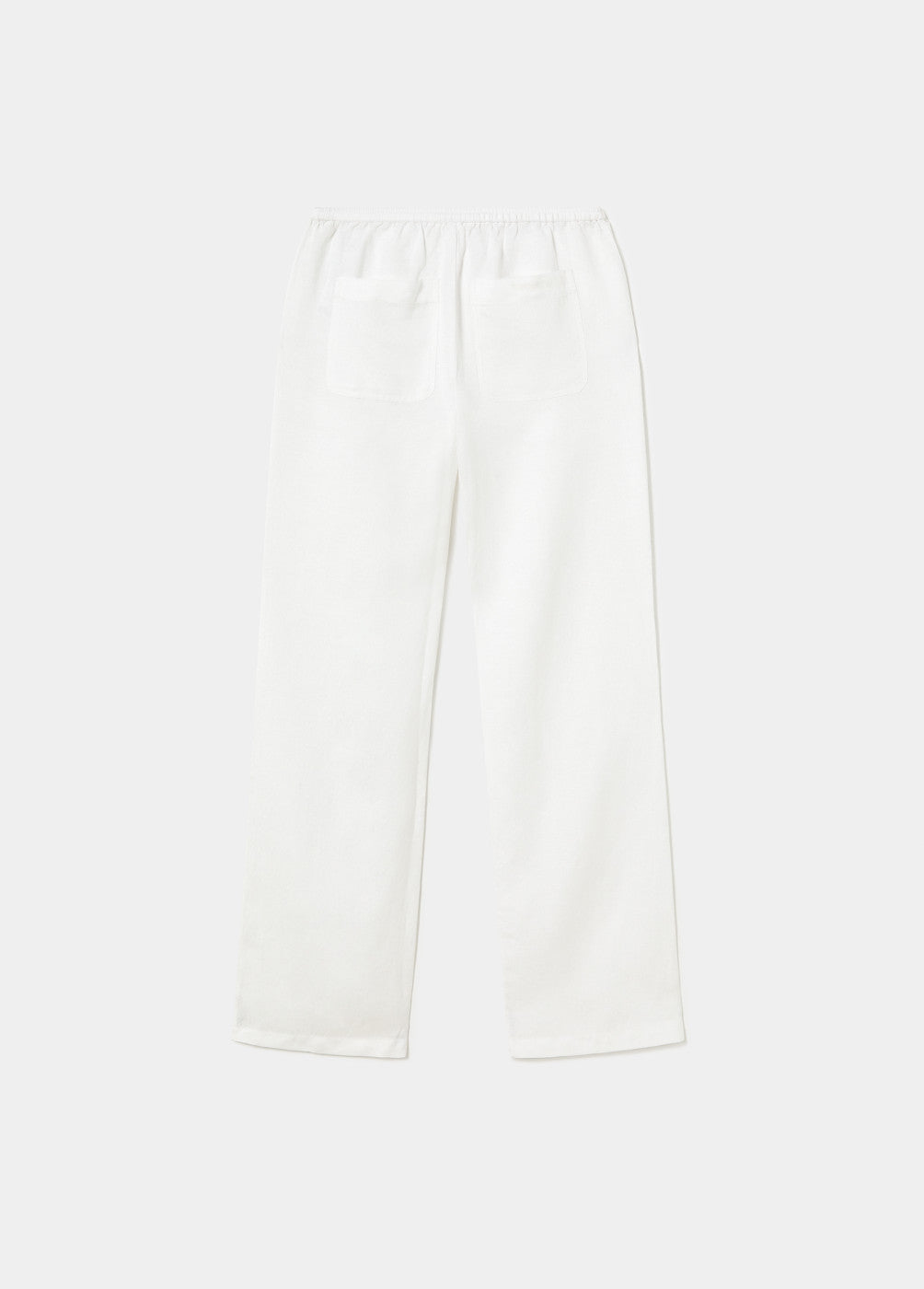 Pantalón fluido bolsillo parche