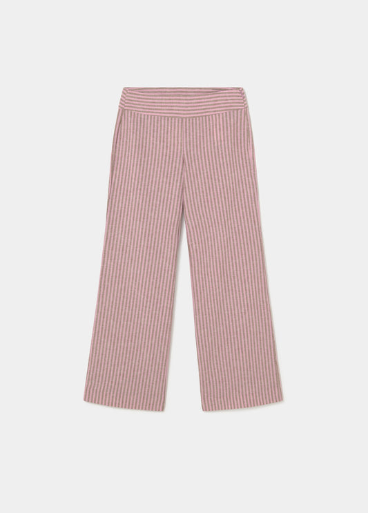 Pantalón rayas cintura ancha