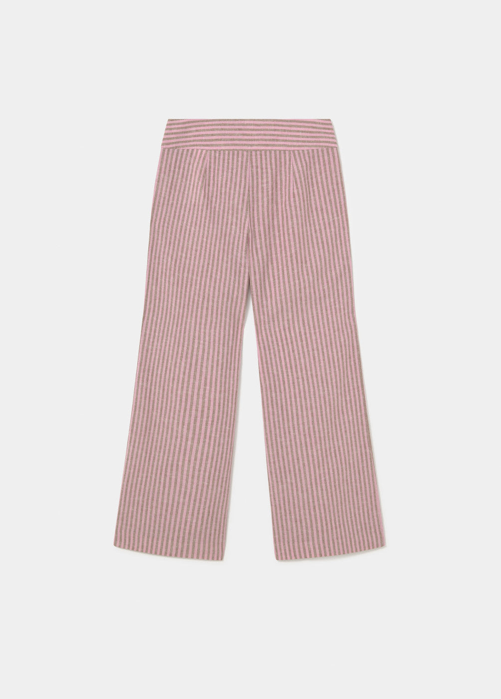 Pantalón rayas cintura ancha