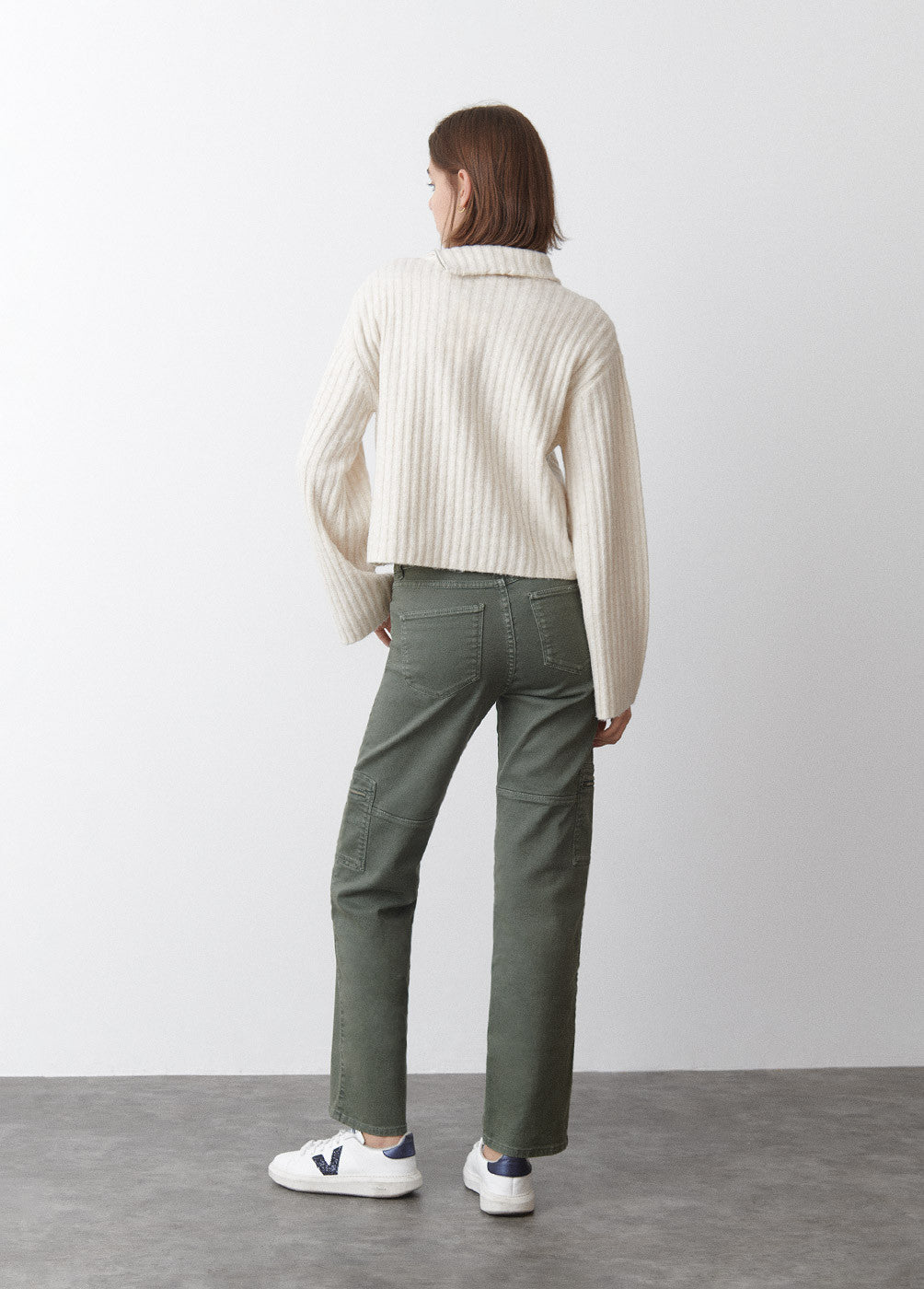 Pantalón recto cargo