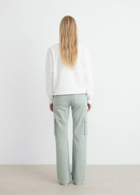 Pantalón recto cargo