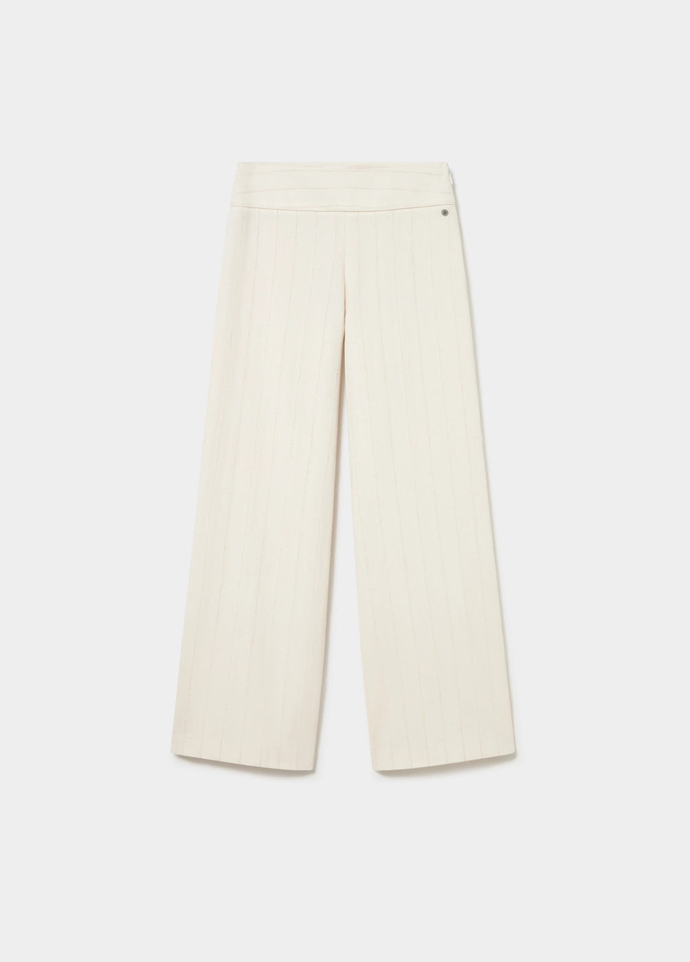 Pantalón tiro bajo tejido textura