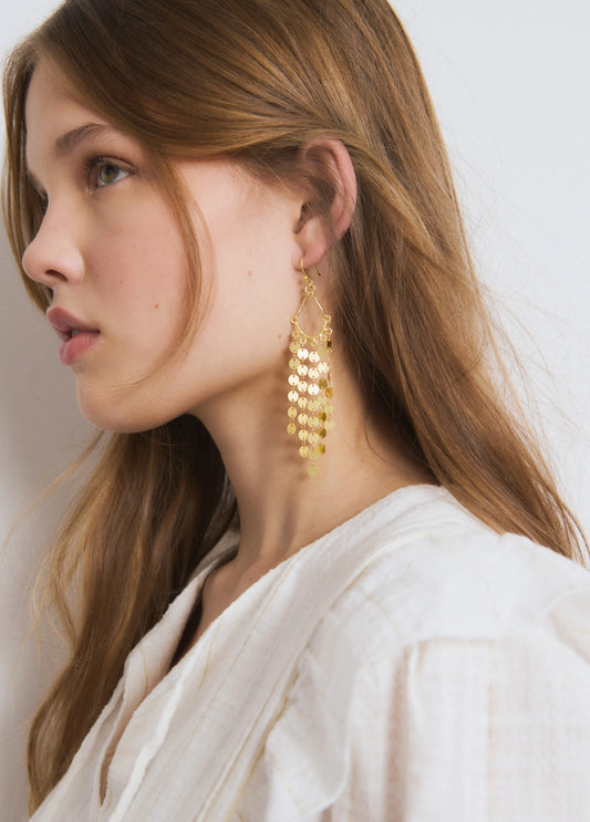 Pendiente boho multichapas