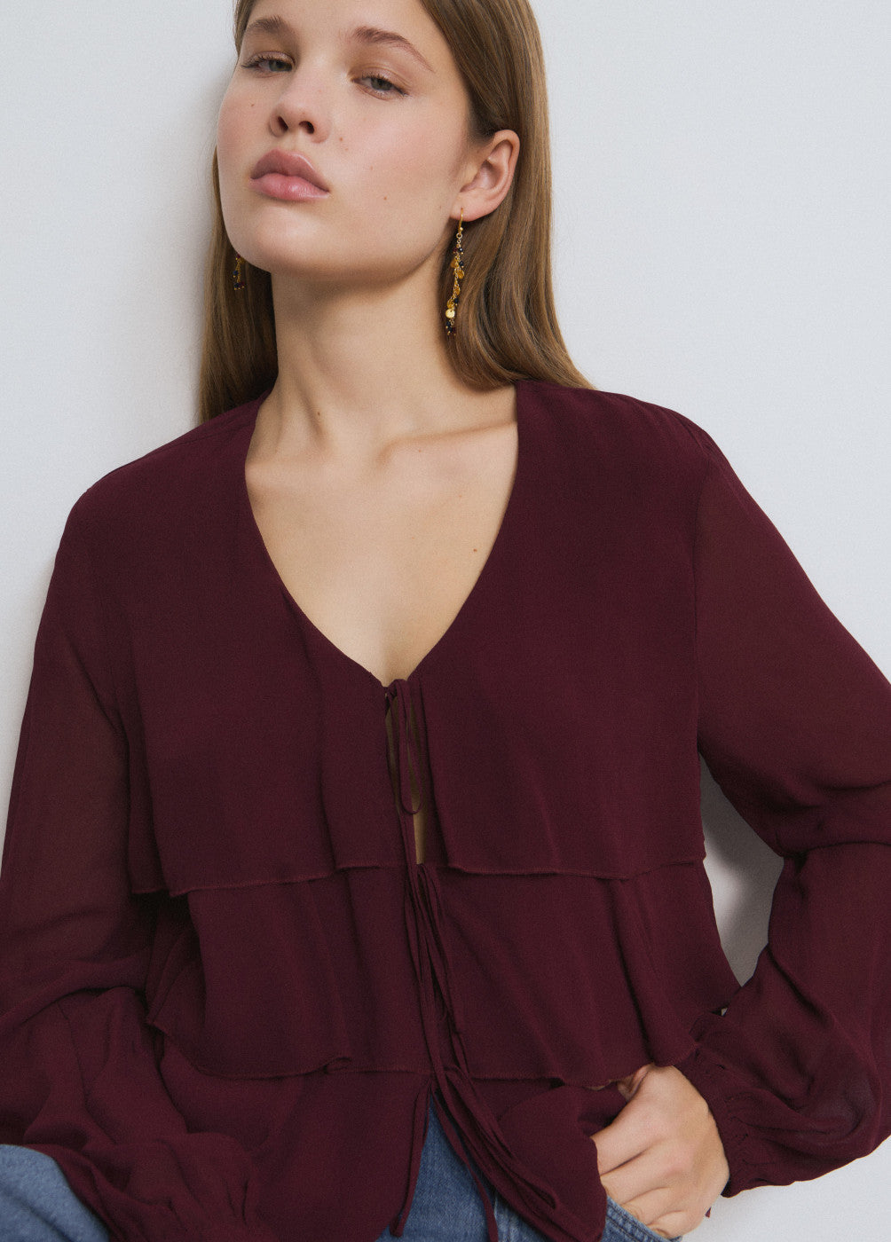 Pendiente largo chapas y piedras