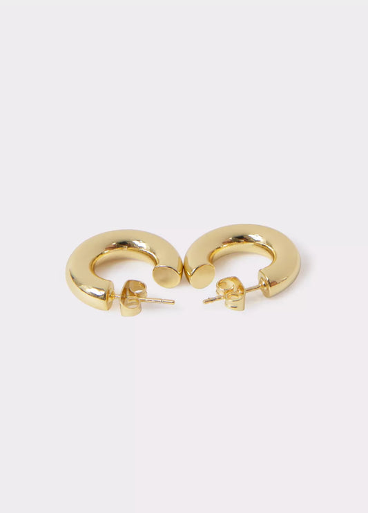 Pendientes aro grueso mini