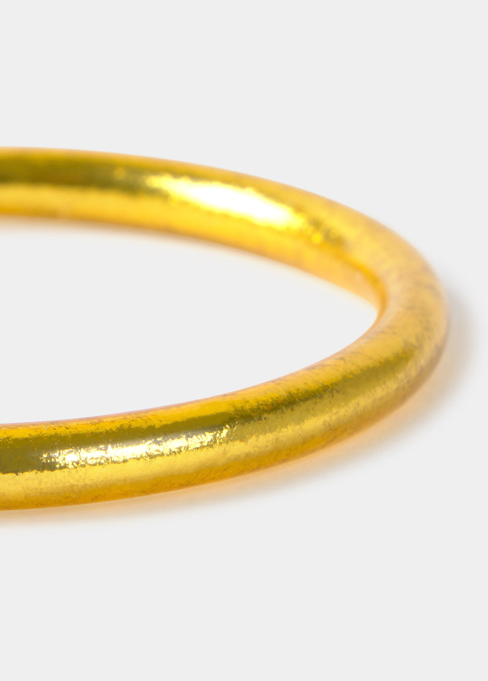 Pulsera pan de oro lisa