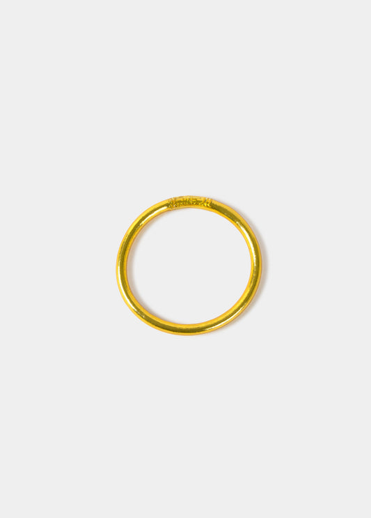 Pulsera pan de oro lisa